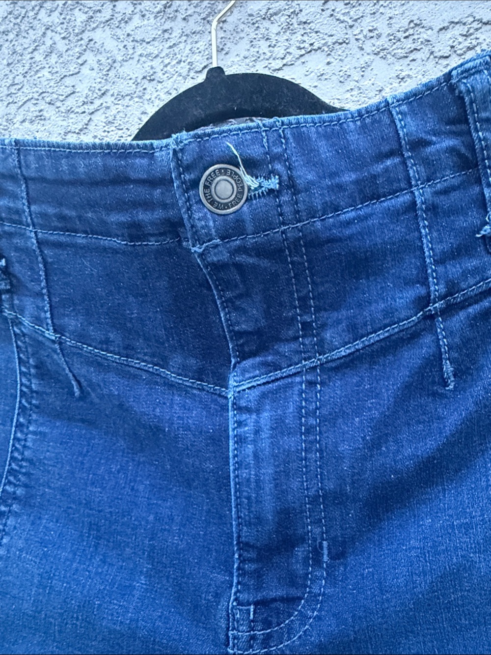 We The Free Deep Indigo Wide-Leg High-Rise Jeans - Picture 3 of 14